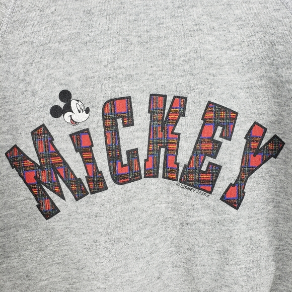 Disney Mickey | Vintage Cropped Sweatshirt - Lrg - Picture 3 of 6